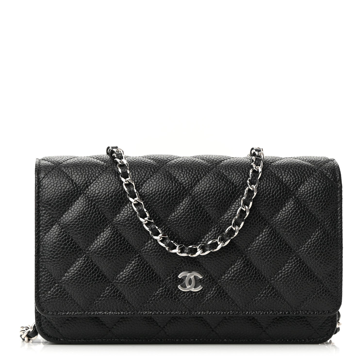 Chanel Caviar Quilted Wallet On Chain WOC Black 1 of 11