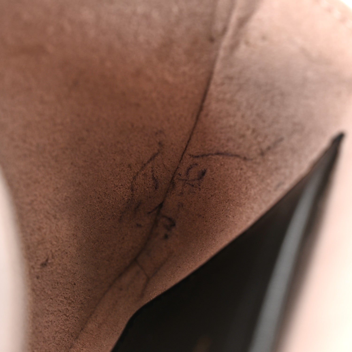 Louis Vuitton Lambskin Embossed Monogram Pochette Coussin Black 6 of 8