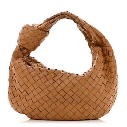 Bottega Veneta Nappa Intrecciato Teen Jodie Hobo Caramel 1 of 14