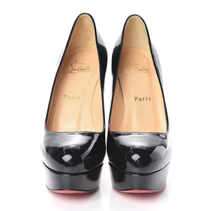 Christian Louboutin Patent Dirditta 130 Pumps 37 Black 2 of 7