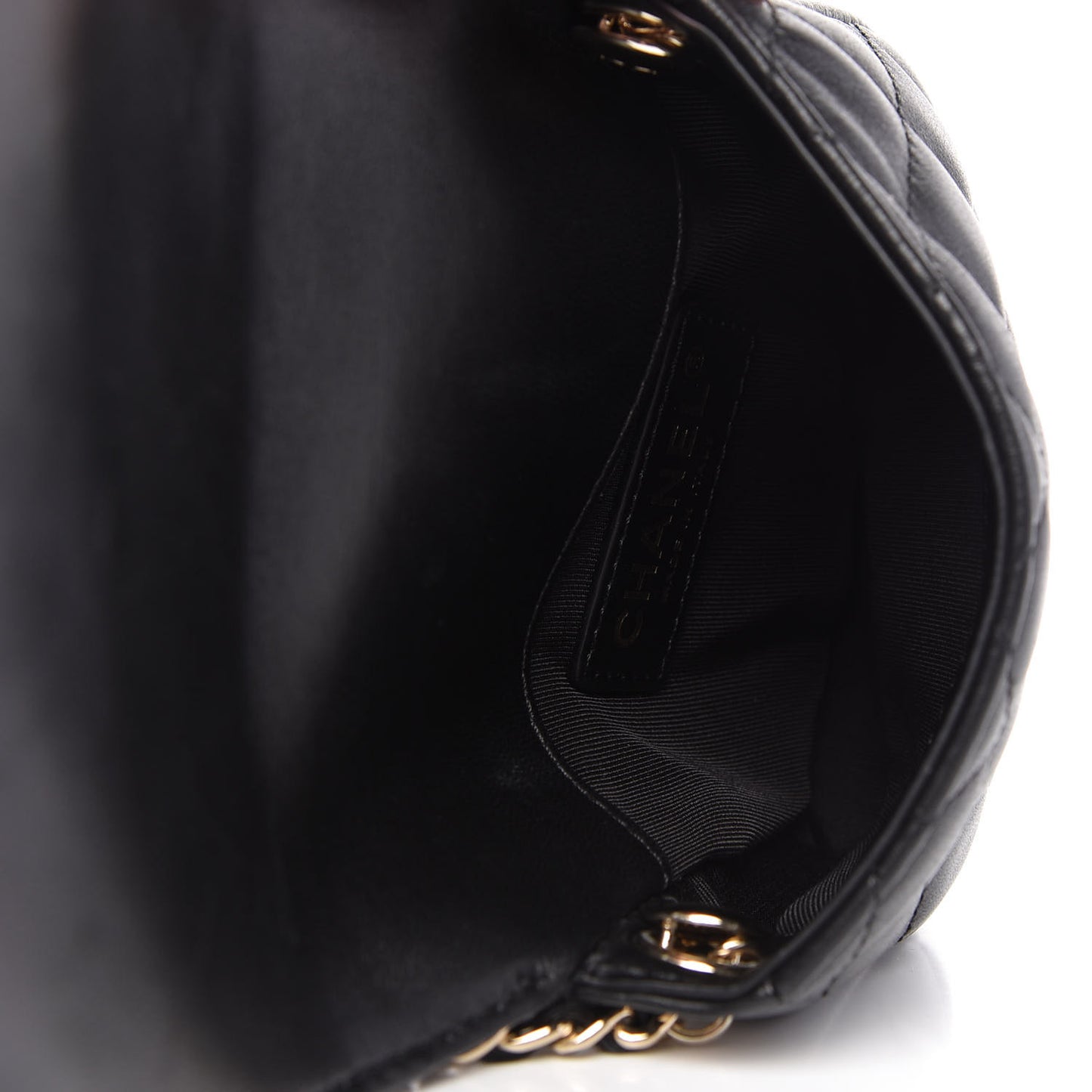 Lambskin Quilted Side Packs Black