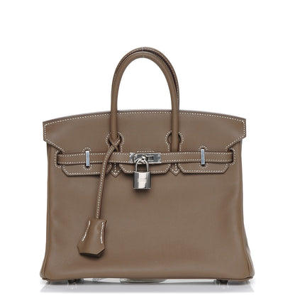 Hermes Swift Birkin 25 Etoupe 1 of 25