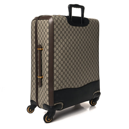 Gucci GG Supreme Monogram Web Medium Savoy Trolley Beige Ebony 2 of 9