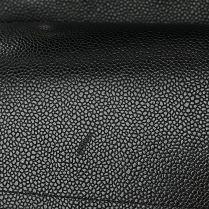Chanel Caviar Quilted Jumbo Double Flap Black 11 of 12