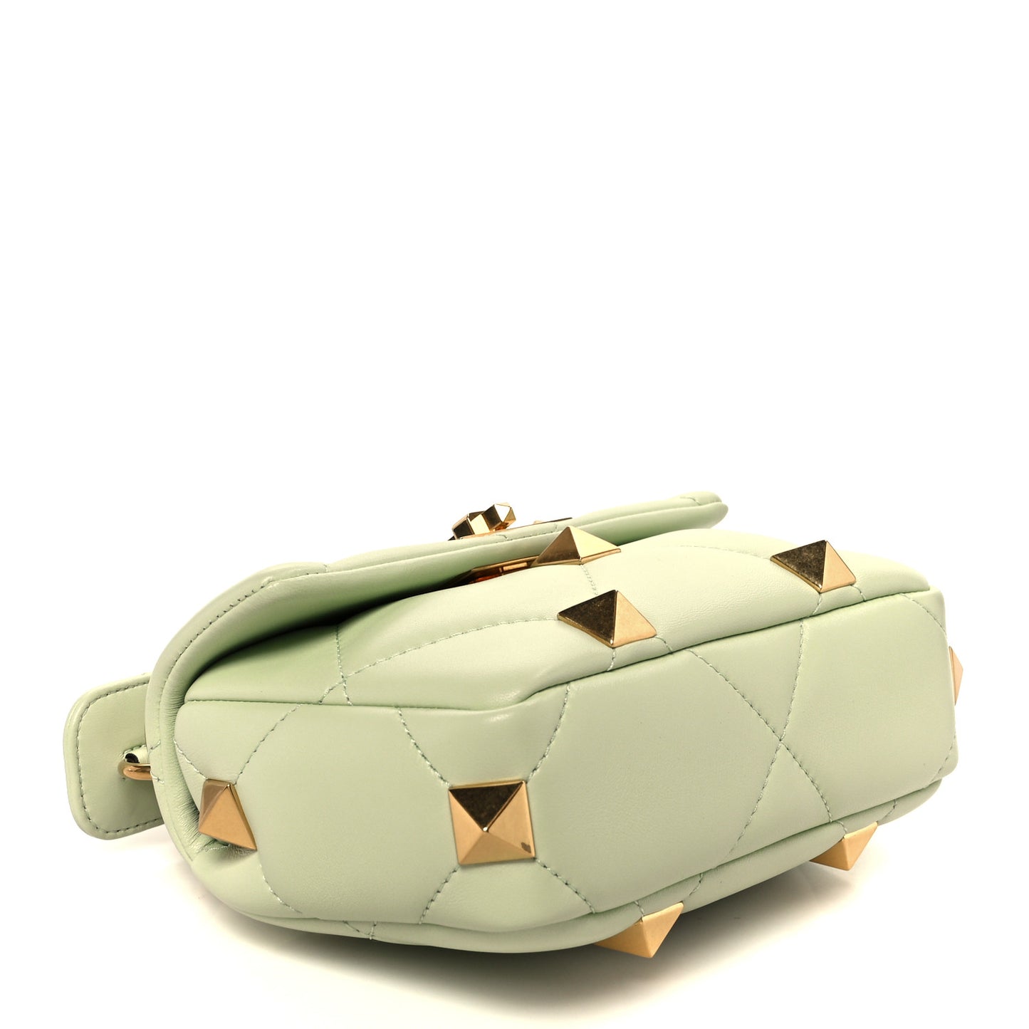Nappa Small Roman Stud Shoulder Bag Ambrosia