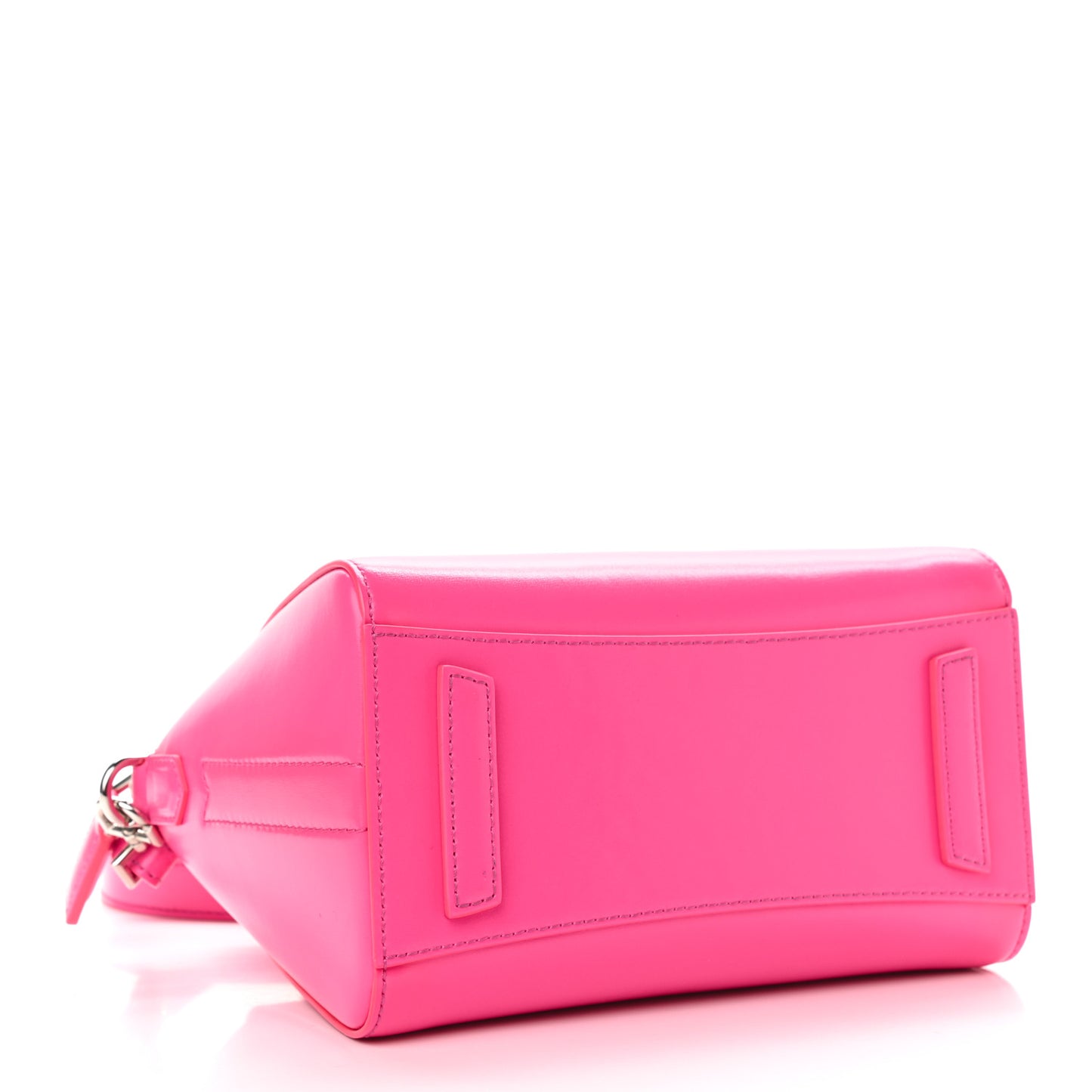 Shiny Lord Calfskin Mini Antigona Shocking Pink