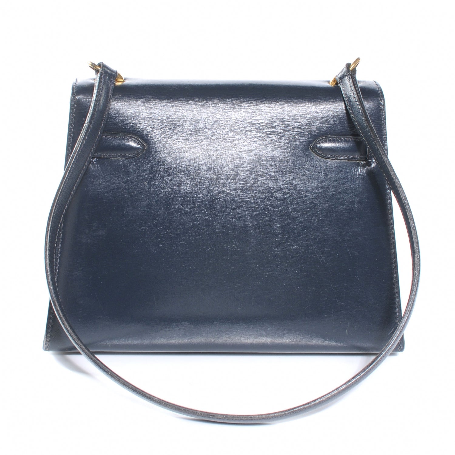 Hermes Box Mini Kelly Sellier 20 Bleu Marine 3 of 8