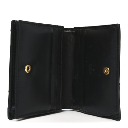 Gucci Calfskin Matelasse GG Marmont Card Case Wallet Black 5 of 8
