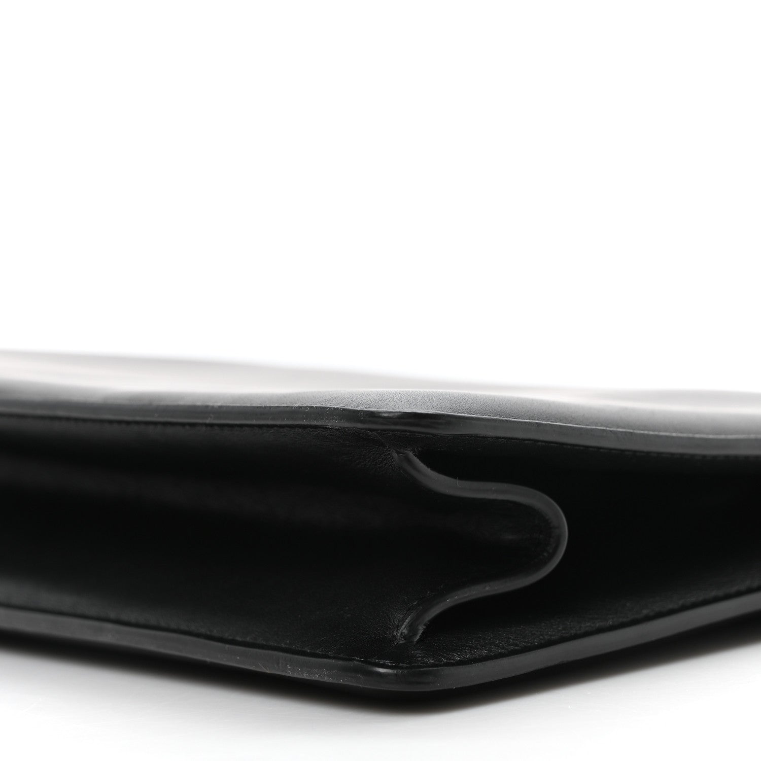 Celine Patina Box Calfskin Medium Clasp Bag Black 10 of 10
