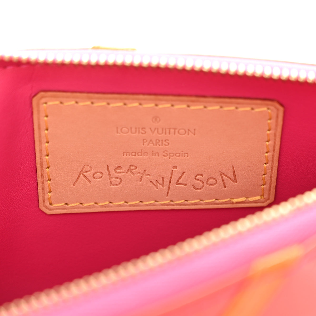Louis Vuitton Vernis Fluo Lexington Pochette Pink 6 of 9