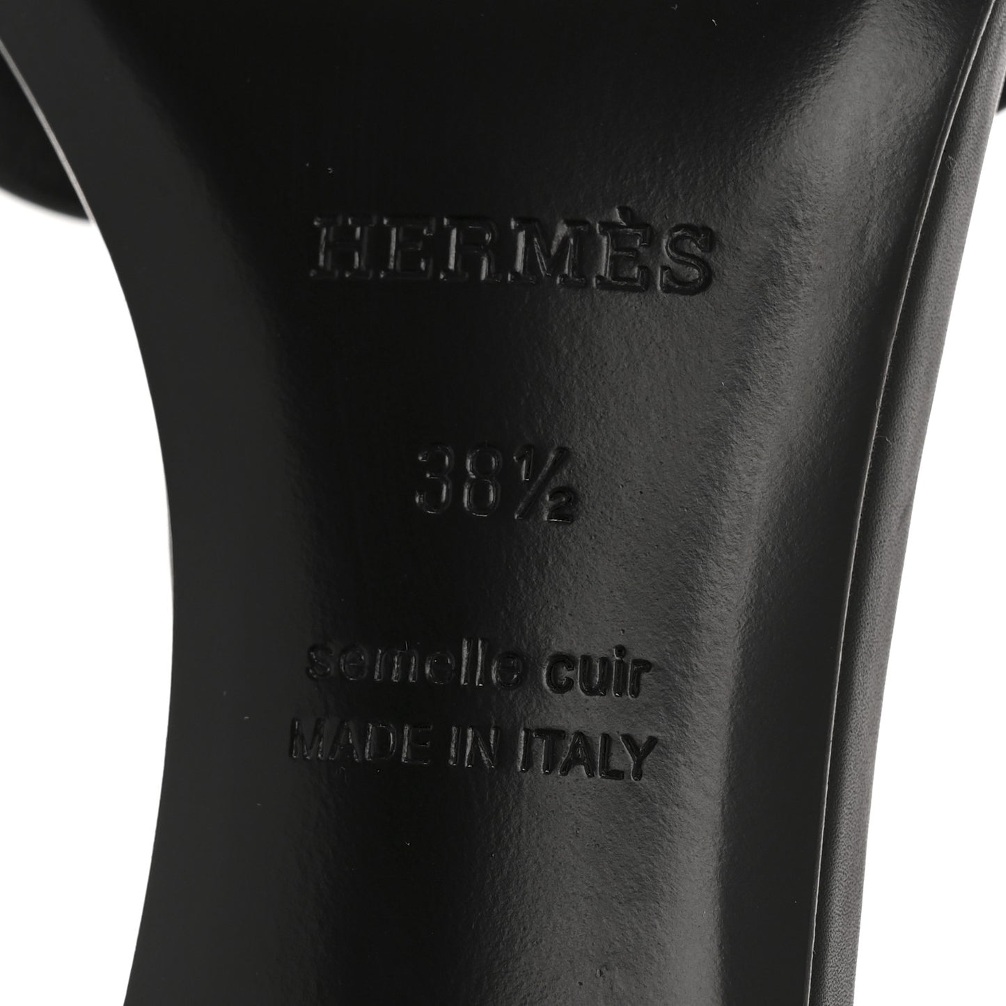 Calfskin Joy 70 Sandals 38.5 Black