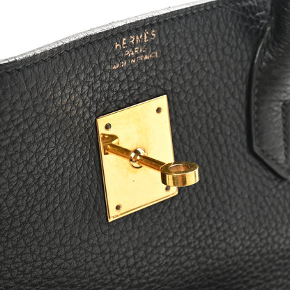 Hermes Togo Birkin 40 Black 6 of 10