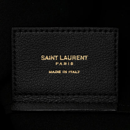 Saint Laurent Calfskin Large Shopping Tote Black 7 of 11