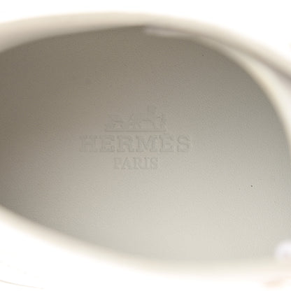 Hermes Calfskin Womens Climb Sneakers 36 White 7 of 9