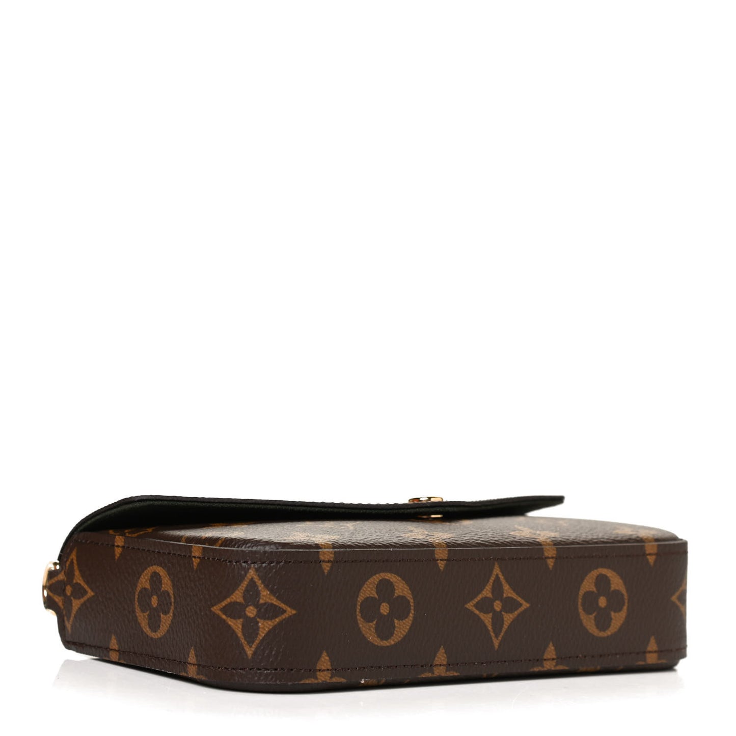 Monogram Felicie Strap & Go Kaki