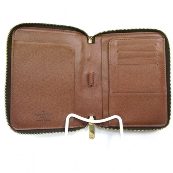 Monogram Zipped Passport Holder Wallet