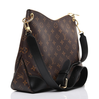 Louis Vuitton Monogram Odeon MM Black 3 of 16