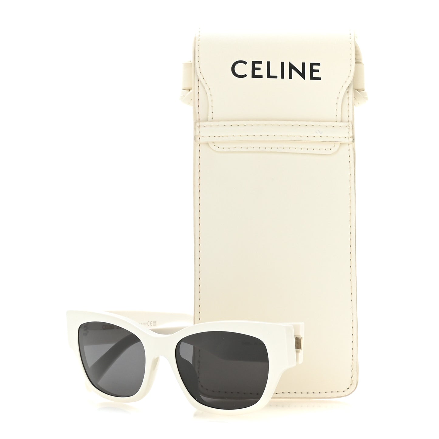 Acetate Cat Eye Sunglasses CL 40197U White White