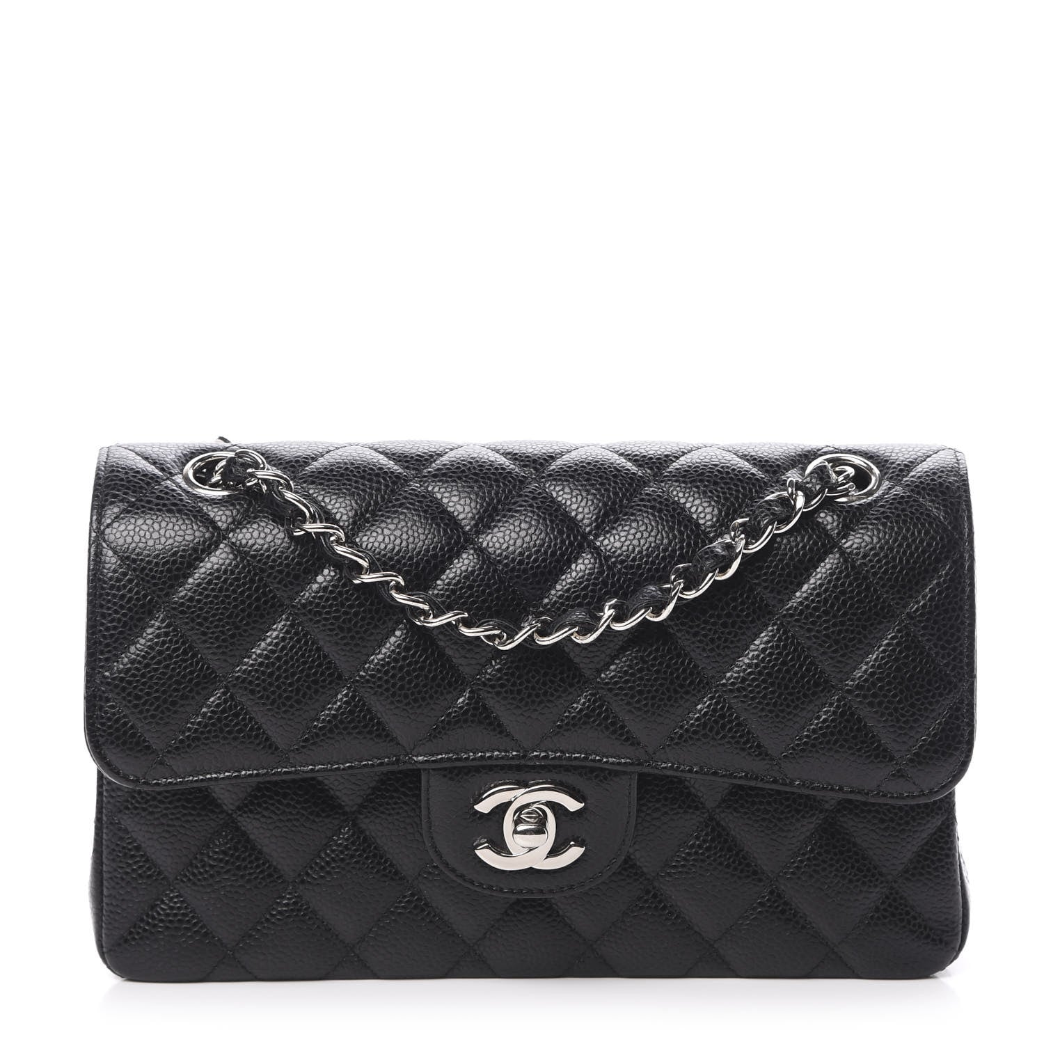 Chanel Caviar Quilted Small Double Flap Black 1 of 10