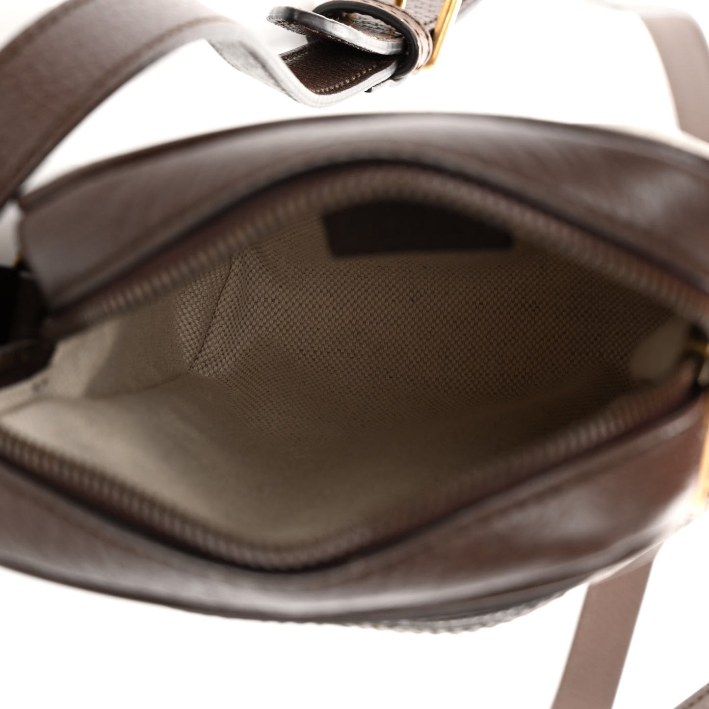GG Supreme Monogram Web Mini Ophidia Messenger Brown