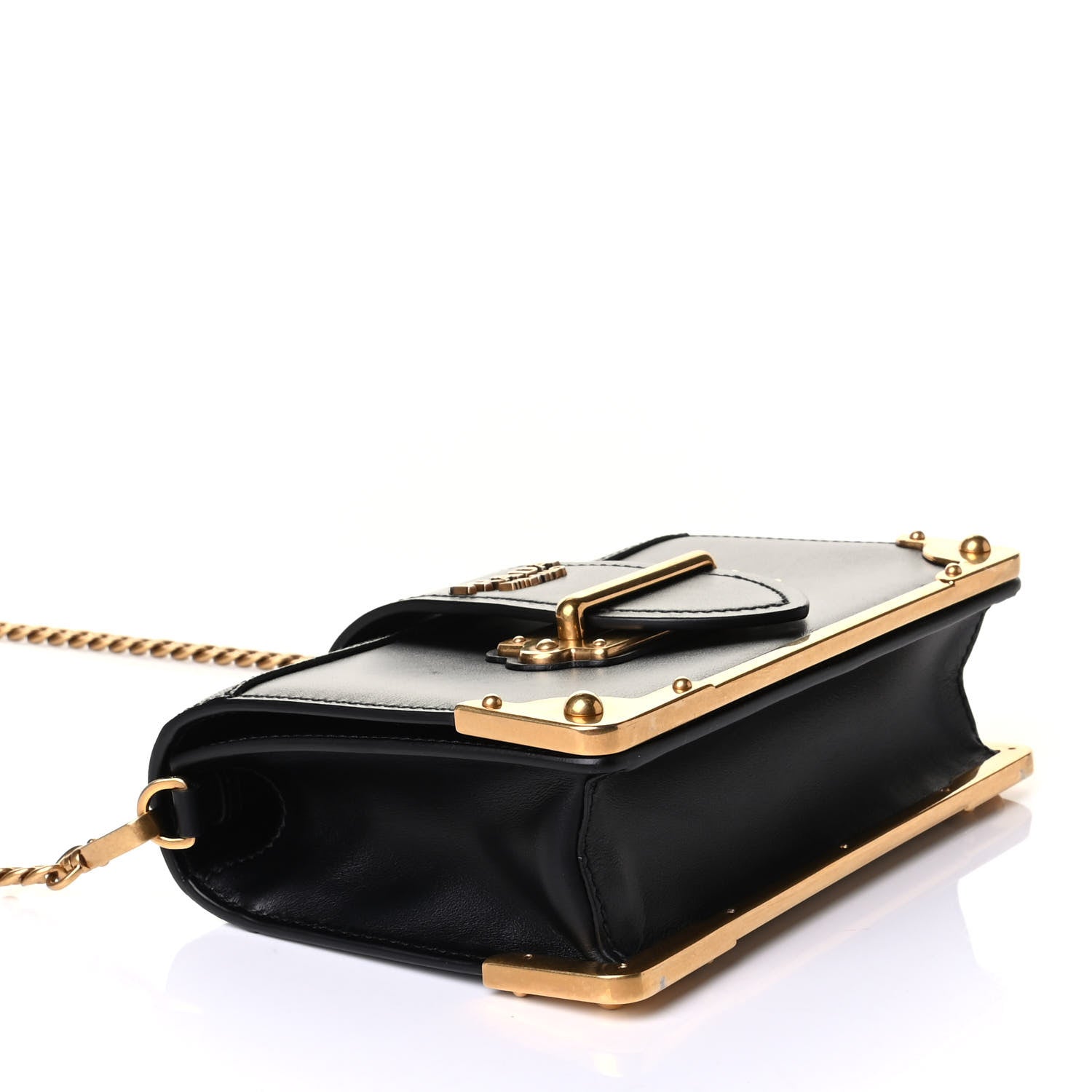 Prada City Calf Saffiano Cahier Bag Black 3 of 6
