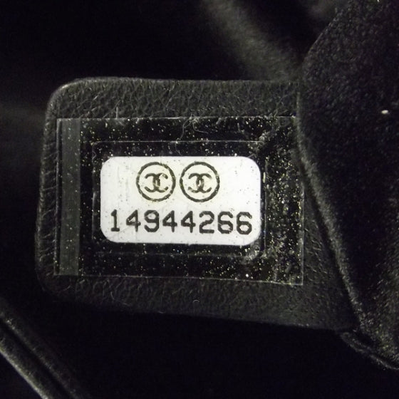 Chanel Lambskin Stitched Medium Flap Black 8 of 11
