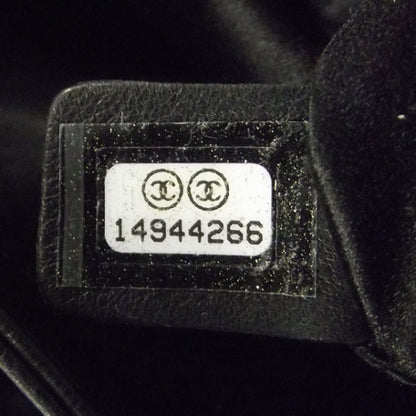 Chanel Lambskin Stitched Medium Flap Black 8 of 11