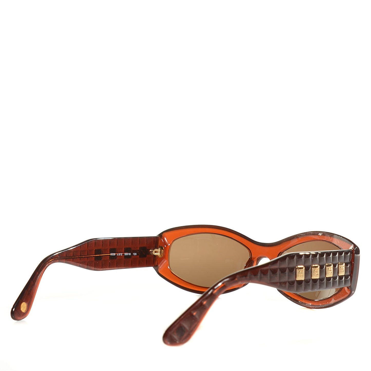 Chocolate Bar Quilted CC 5029 Sunglasses Brown