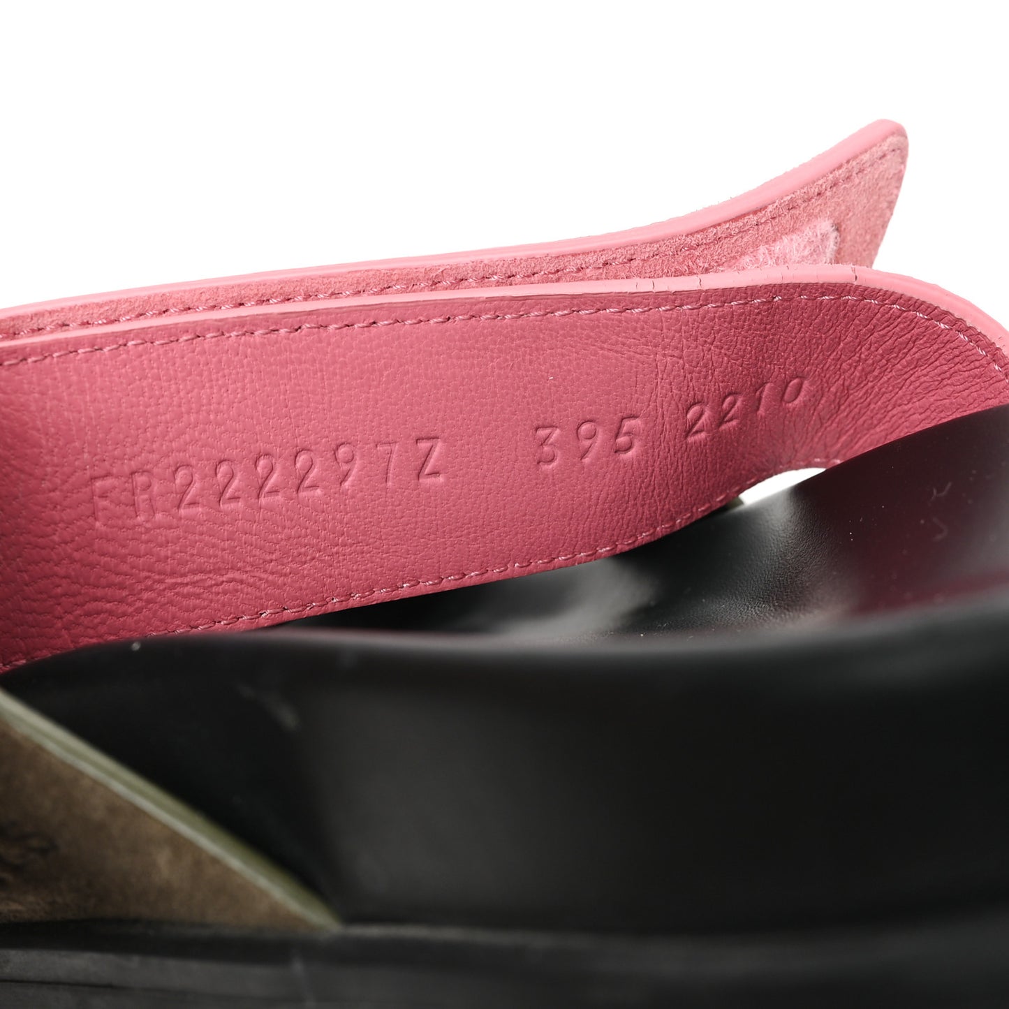 Suede Goatskin Womens Chypre Sandals 39.5 Toundra Rose Du Desert