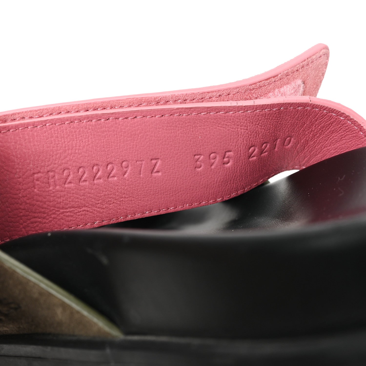 Hermes Suede Goatskin Womens Chypre Sandals 39.5 Toundra Rose Du Desert 9 of 10