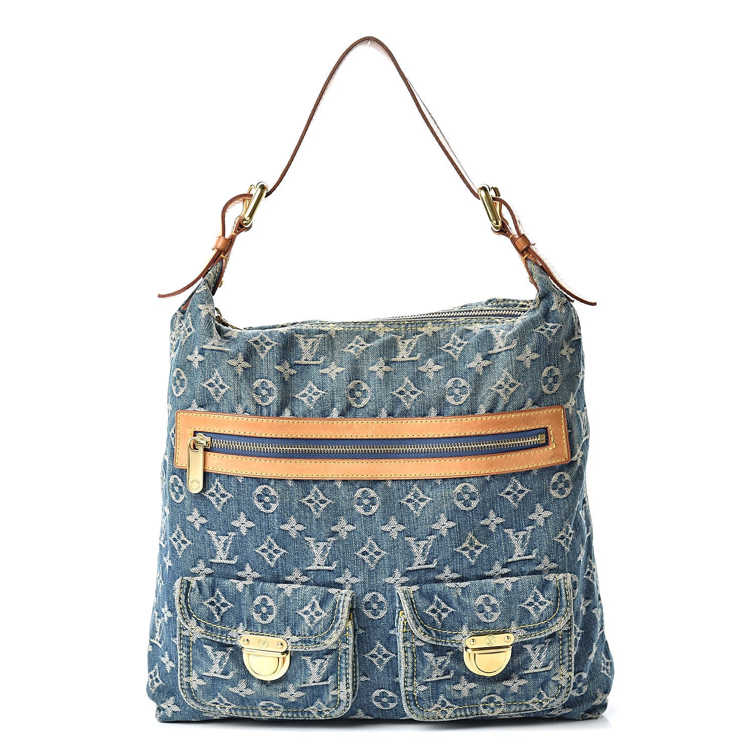 Louis Vuitton Denim Baggy GM Blue 1 of 11
