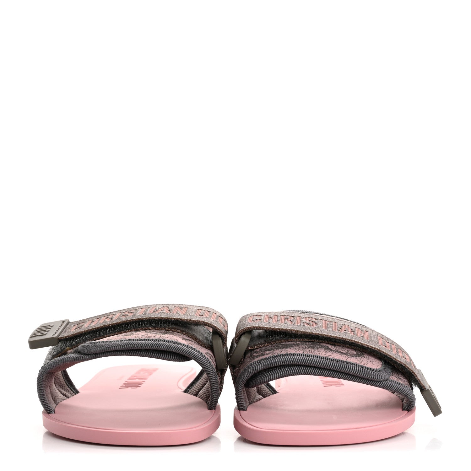 Christian Dior Nylon Dio(r)evolution Slide Sandals 36 Chateau Pink 3 of 11