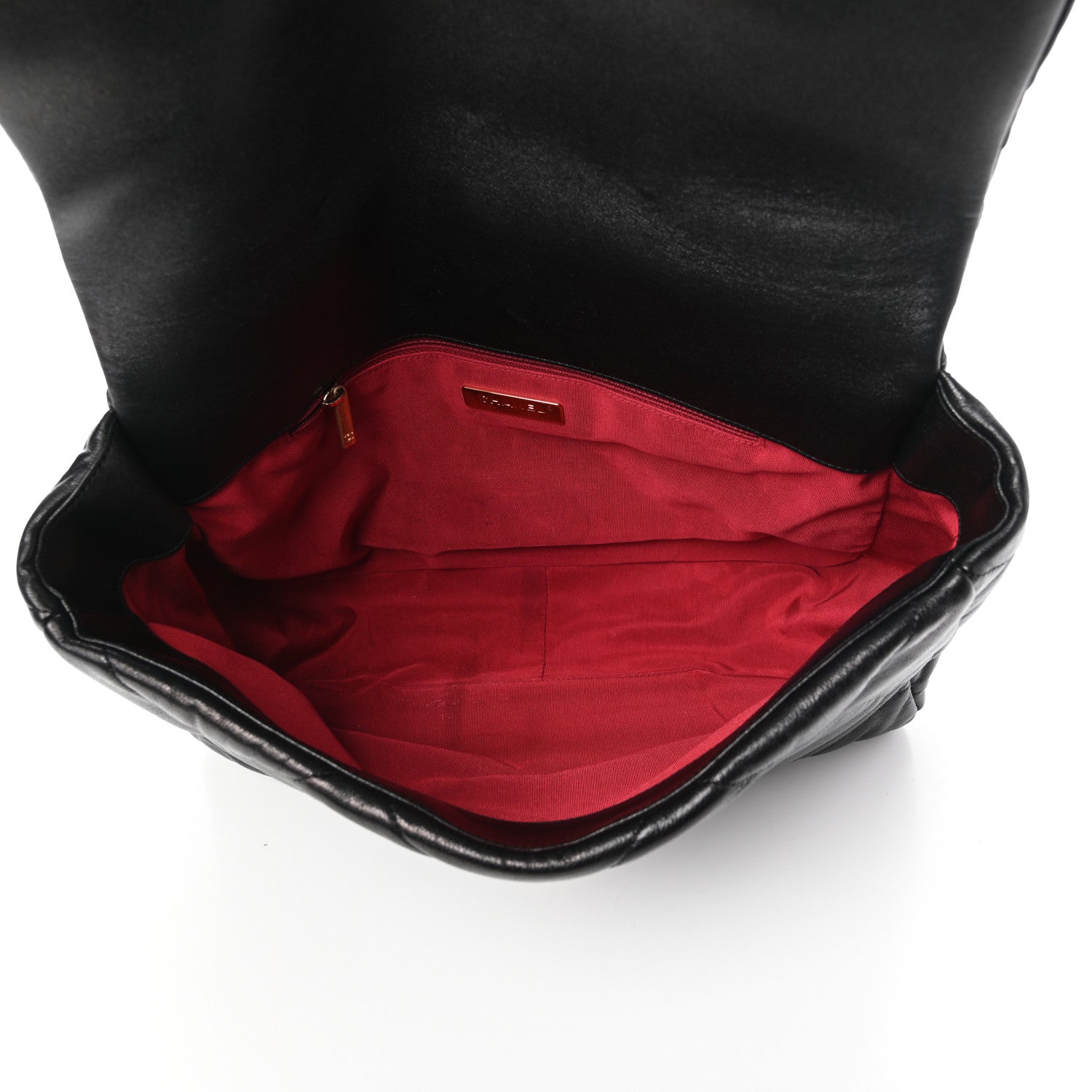 Chanel Lambskin Quilted Maxi Chanel 19 Flap Black 5 of 10