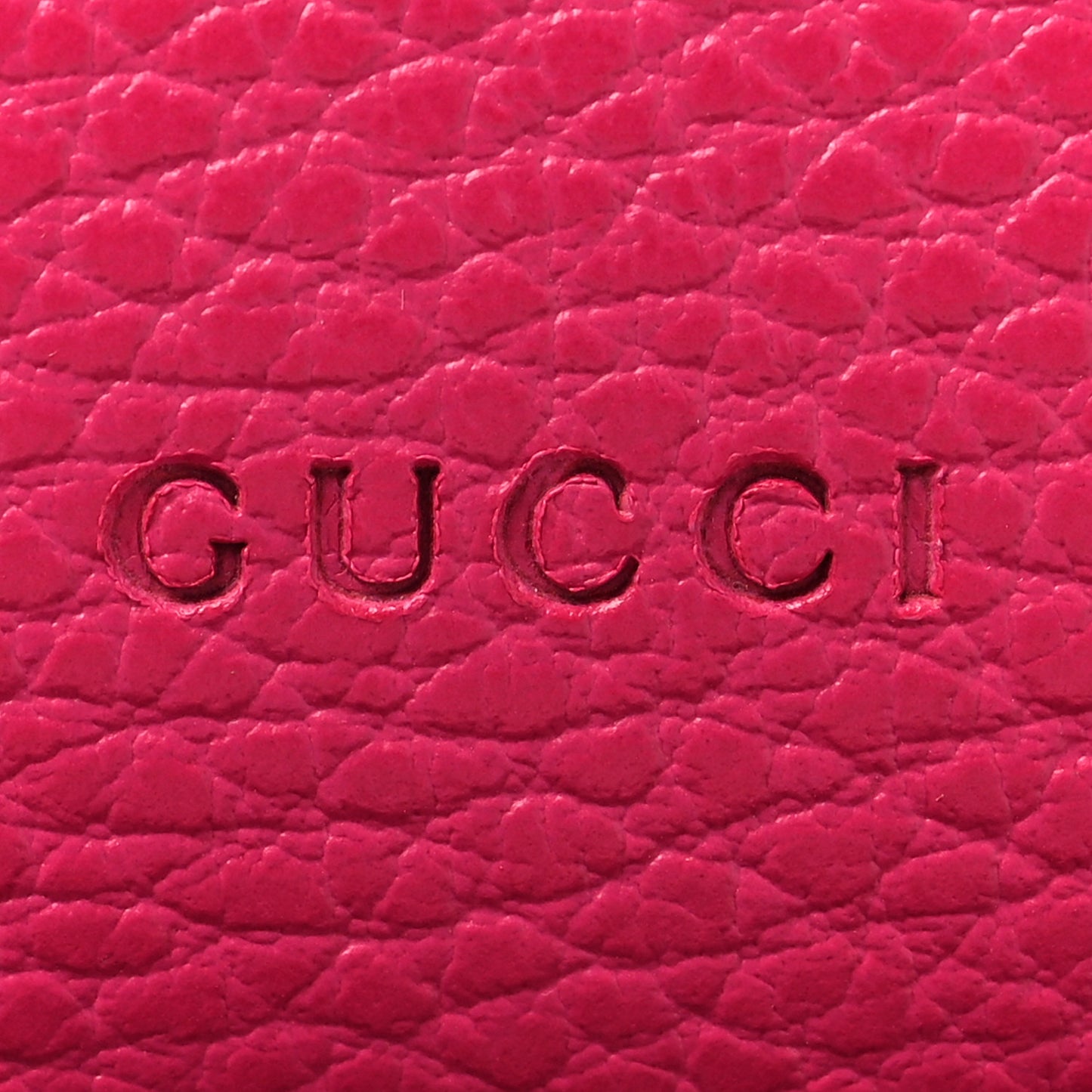 Dollar Calfskin Crystal Mini Dionysus Chain Wallet Box Pink