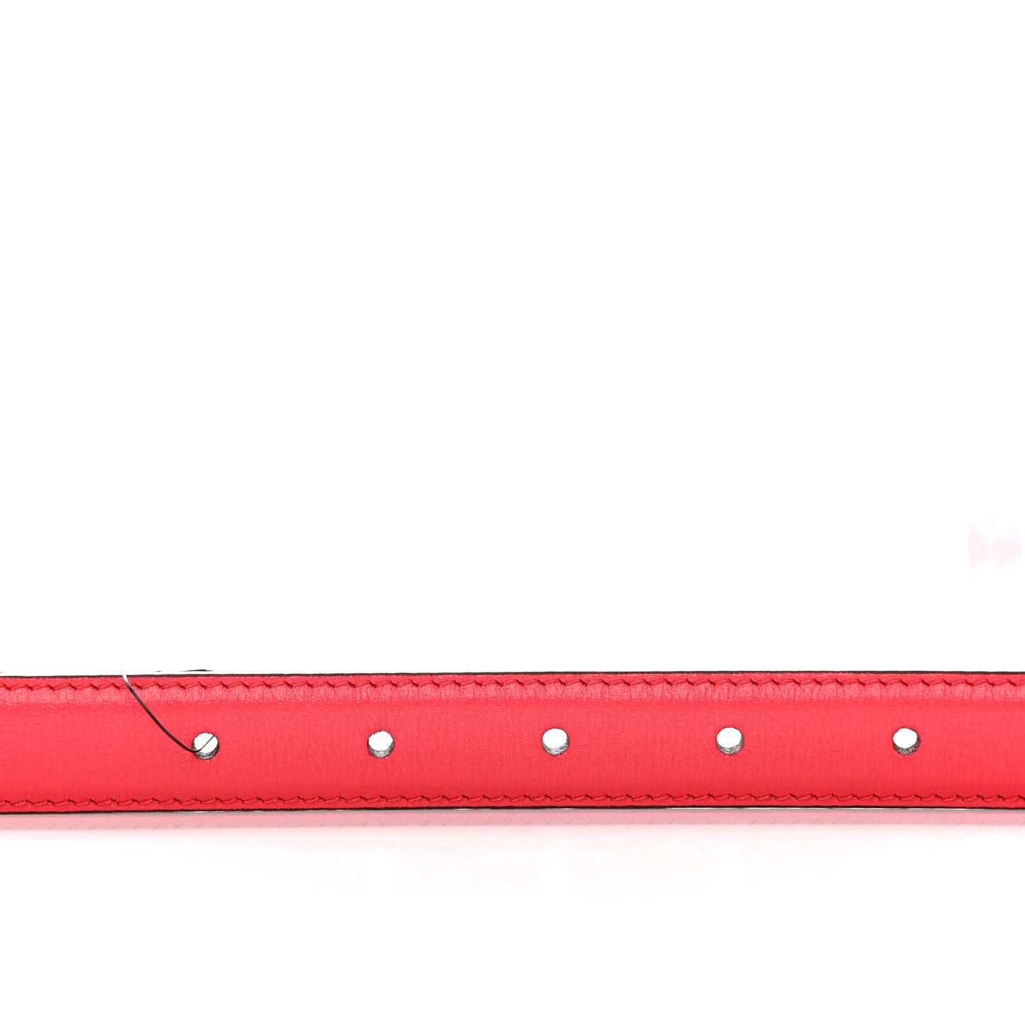 Azalea Calfskin Enamel Monochrome Double G 20mm Belt 85 34 Runway Coral