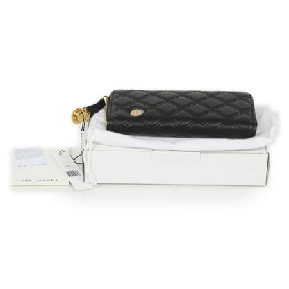 Marc Jacobs Leather Quilted Deluxe Wallet Black 14 of 14