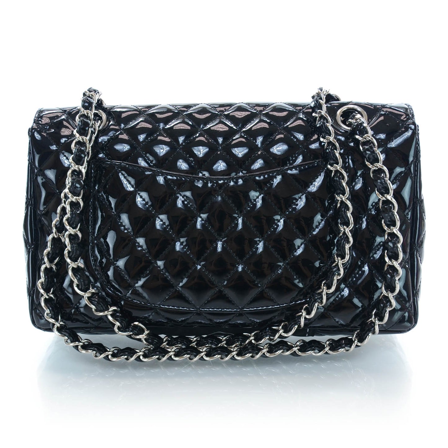 Patent Secret Label Medium Flap Black