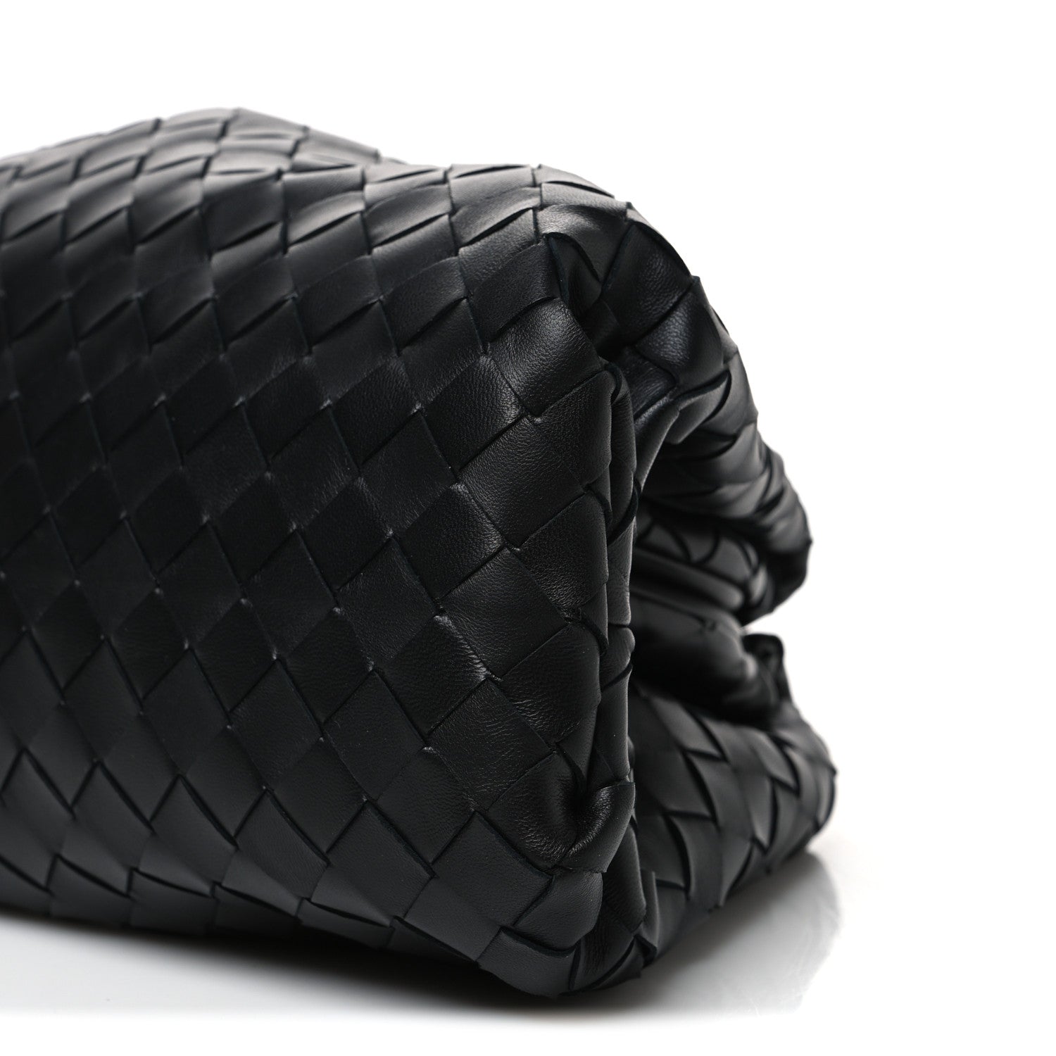 Bottega Veneta Nappa Maxi Intreccio The Pouch Oversized Clutch Black 11 of 11