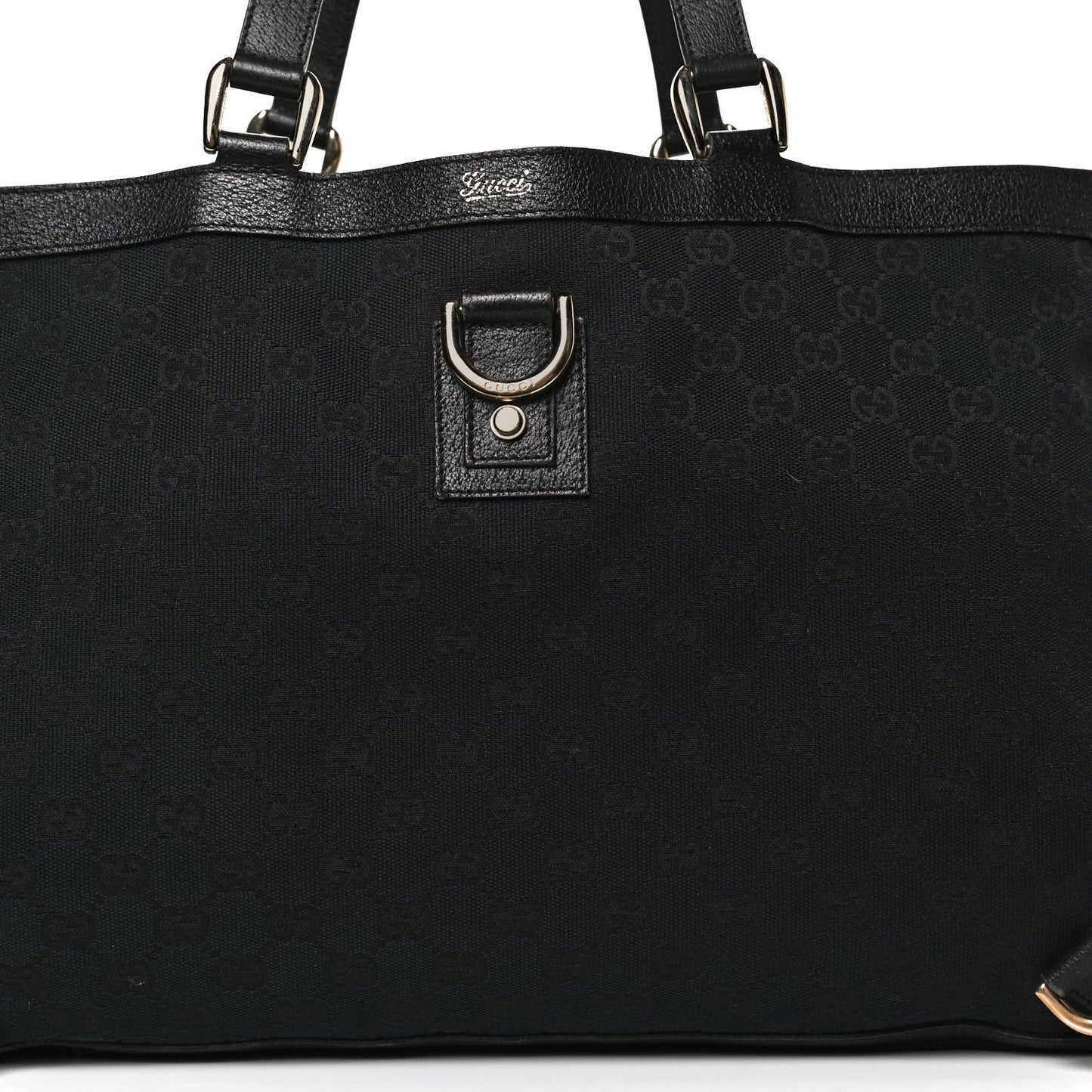 Monogram Large Abbey Tote Black