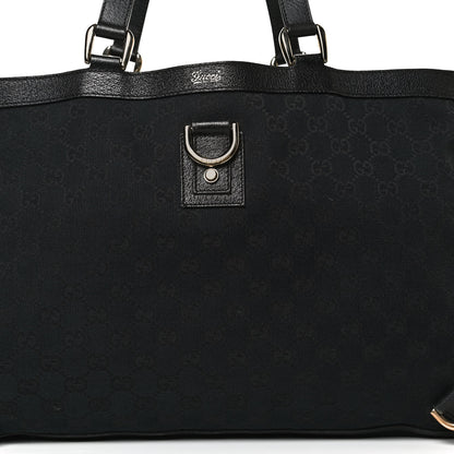 Gucci Monogram Large Abbey Tote Black 9 of 14