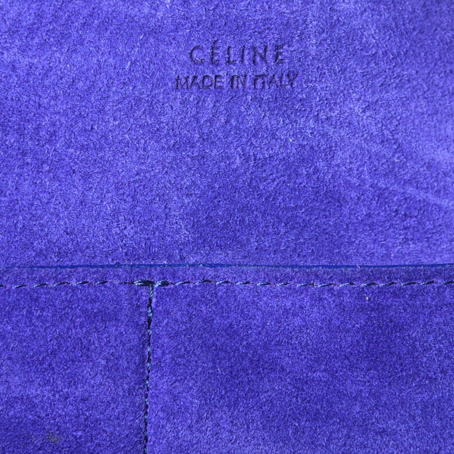Bullhide Calfskin Small Ring Bag Indigo