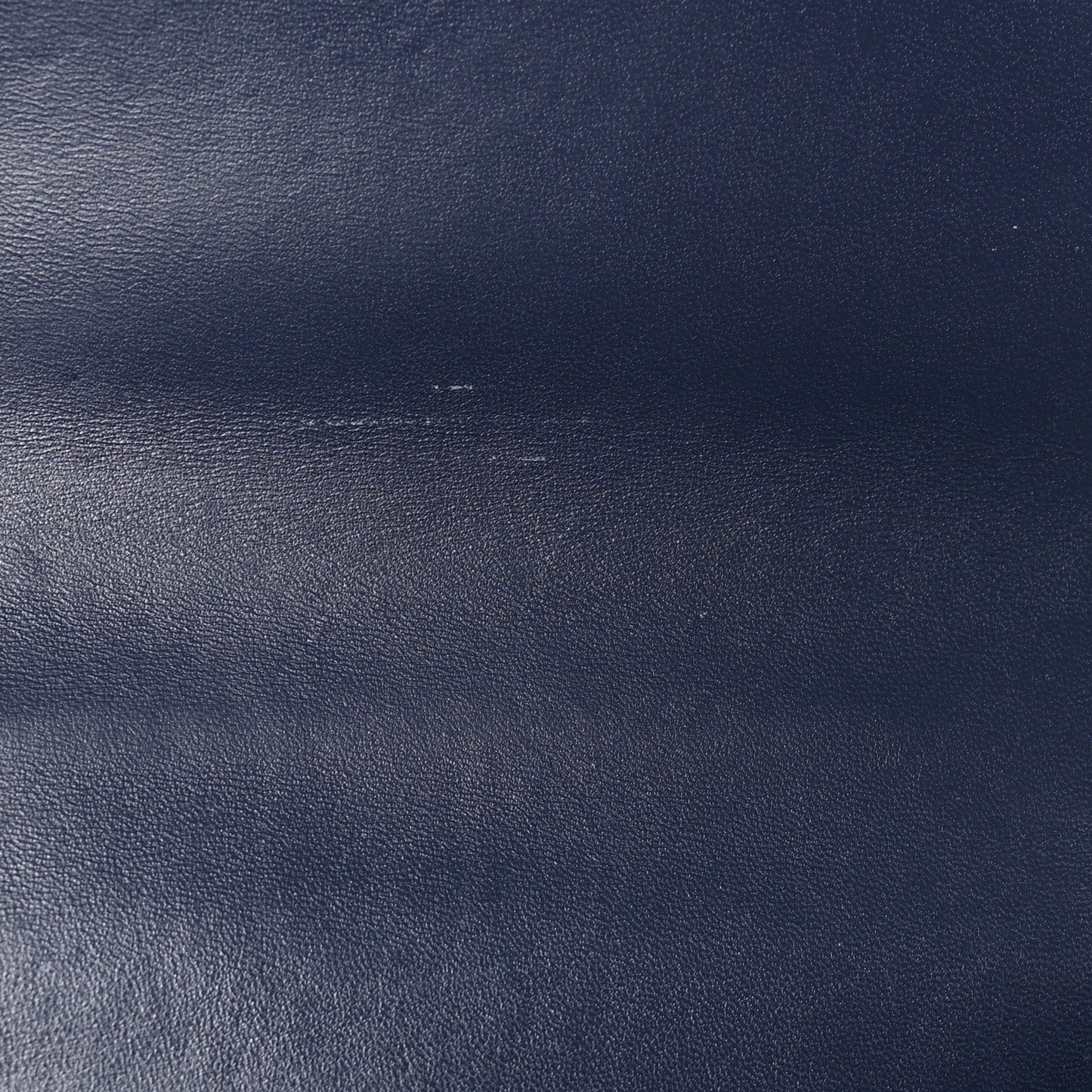 Ultra Matte Grained Calfskin 30 Montaigne Flap Bag Navy