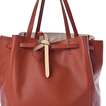 Celine Soft Grained Calfskin Medium Cabas Phantom Brick 8 of 11