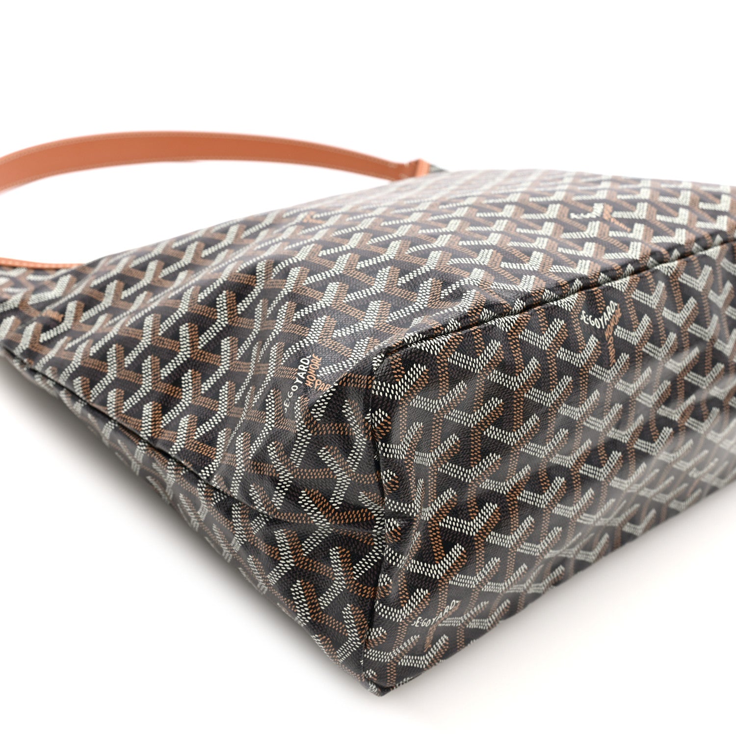Goyard Goyardine Boheme Hobo Black Gold 9 of 10