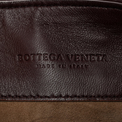 Bottega Veneta Nappa Intrecciato Baby Olimpia Shoulder Bag Dark Barolo 7 of 11
