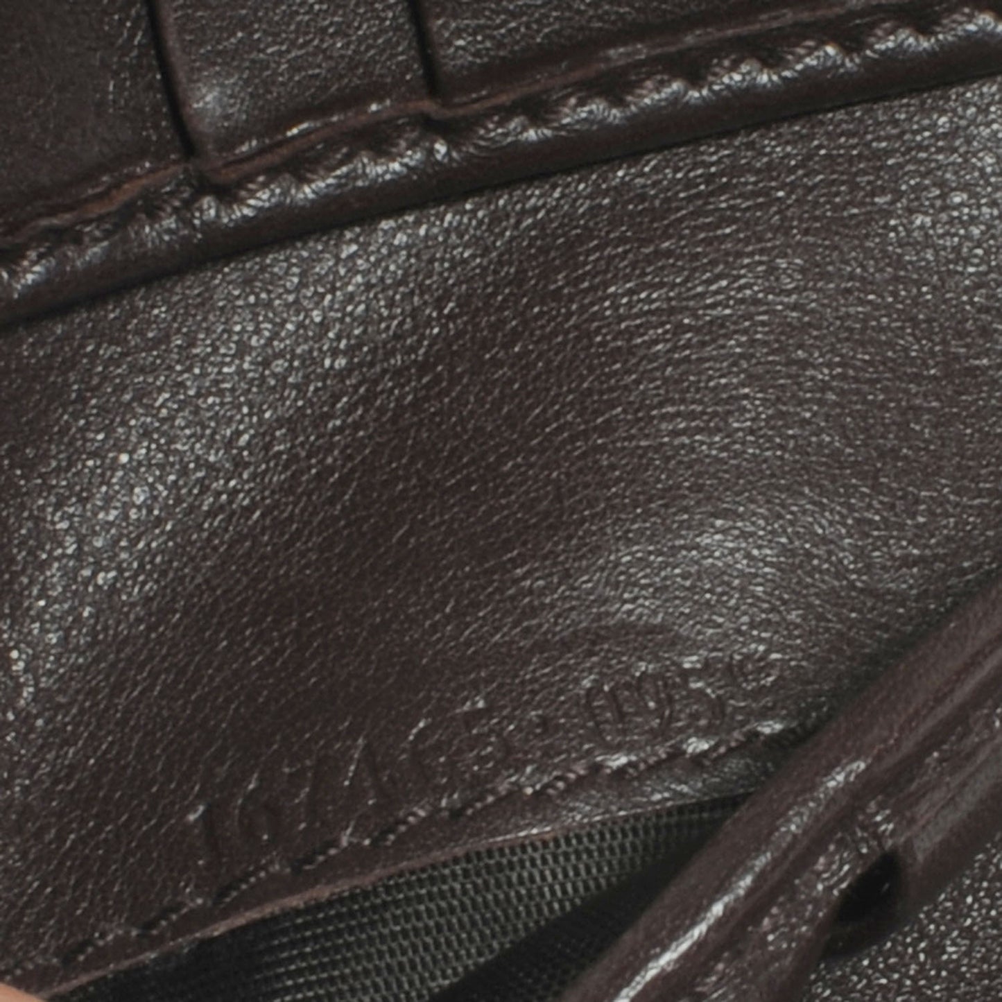 Guccissima Princy French Flap Wallet Chocolate Brown