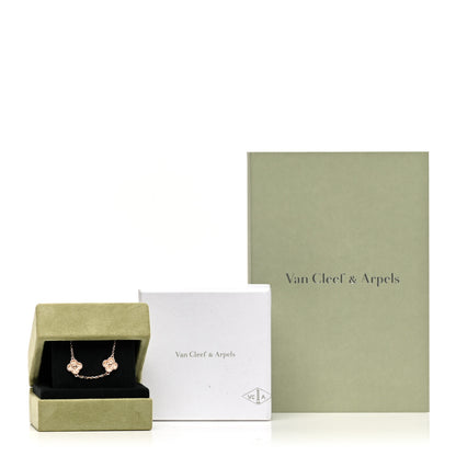 Van Cleef & Arpels 18K Rose Gold 6 Motifs Sweet Alhambra Bracelet 5 of 5