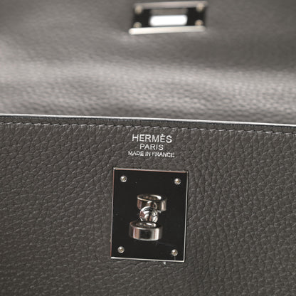 Hermes Taurillon Clemence Kelly Retourne 32 Graphite 6 of 13