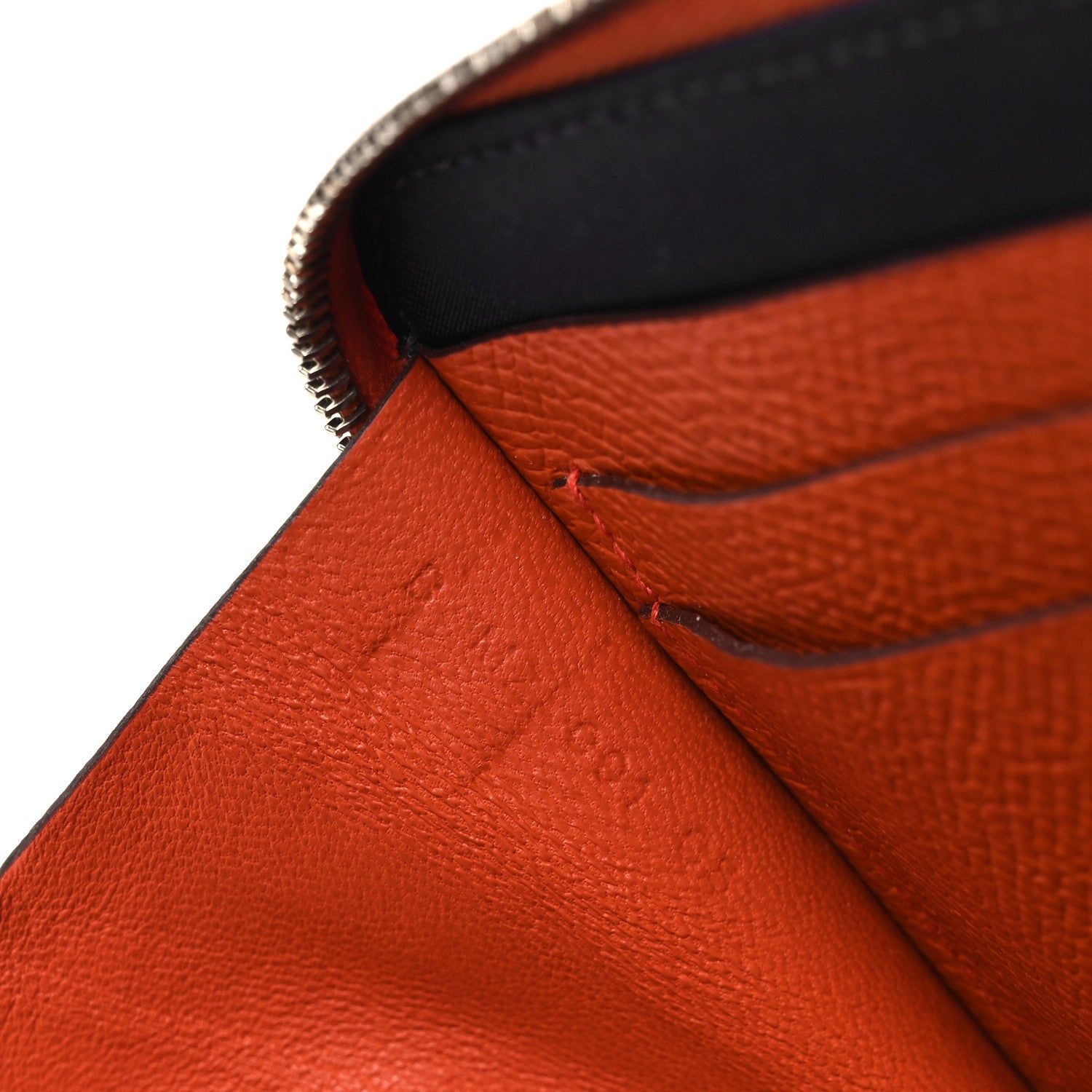 Hermes Epsom Swift Nouveau To Go Wallet Orange Mauve Sylvestre 7 of 10