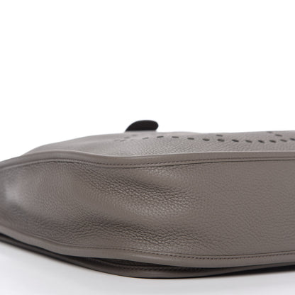 Hermes Taurillon Clemence Evelyne III GM Etain 6 of 8